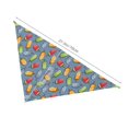 thumbnail image 2 of Dog Bandanas, Cartoon Fruit Popsicle Print Adjustable Dog Scarf Triangle Bib Handkerchief Accessories for Small Medium Large Dogs, Cats, Pets, 2 of 6