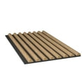 thumbnail image 5 of Ekena Millwork AcoustixPro Noise Cancelling Half Round Small Slat Wall Panel 11 3/4"W x 94 1/2"H, Aged Barrel (2 Pack), 5 of 7