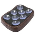 thumbnail image 3 of Unique Bargains Brown 6 Suction Cup Soft Motorcycle Pillion Passenger Pad  for Harley, 3 of 3