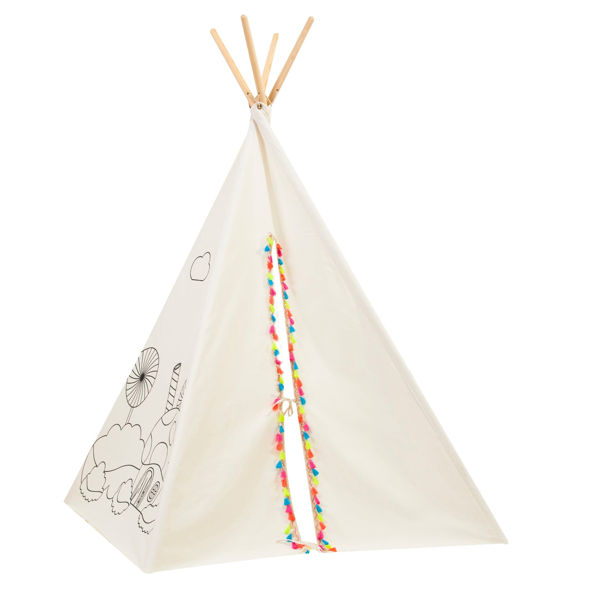Asweets - Painting TeePee with Paints - Walmart.com