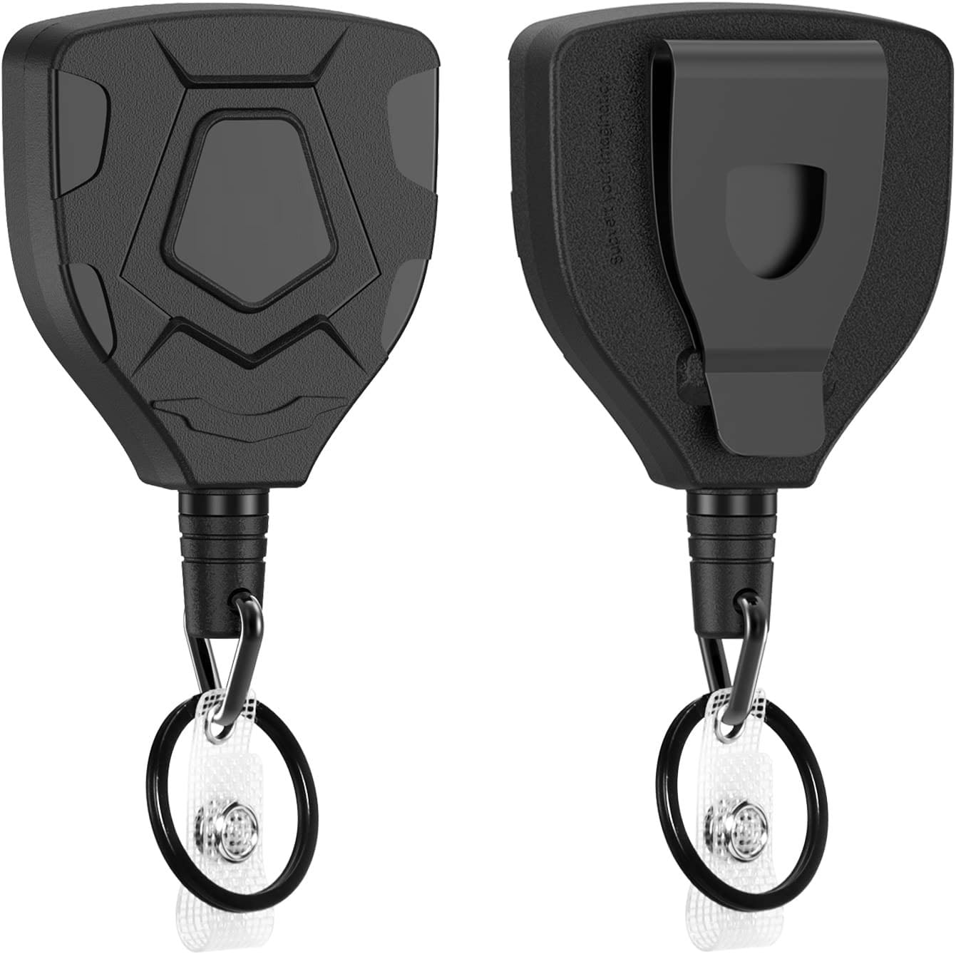 Heavy Duty Retractable Keychain with Belt Clip, Ghana