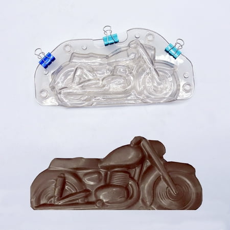 

3D PVC Motorcycle Chocolate Mold DIY Handmade Cake Decorating Tools DIY Moulds New.