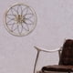 thumbnail image 5 of Decoración de pared de metal con flores, adorno decorativo moderno de pared, escultura de pared para el hogar Oro, 5 of 9