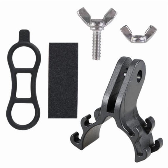 Luwecf 6xCycling Race Number Holder Sturdy Riding Multipurpose Bike Flashlight Holder