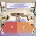 thumbnail image 3 of YAKEE Electric Heated Blanket 90"x100" King Size with Dual Control, 4 Heat Levels, 10-Hour Auto-off, Soft Coral Fleece, Overheat Protection, Light Purple, 3 of 8