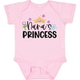 thumbnail image 3 of Inktastic Nana's Princess Crown and Flowers Girls Baby Bodysuit, 3 of 5