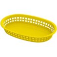 thumbnail image 1 of NSF Certified Oblong Food Serving Baskets 36-Pack (Yellow), 1 of 1