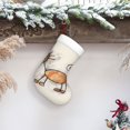thumbnail image 6 of Honeii Brown Cat Cartoon for Christmas Stocking,Large Xmas Stocking,Holiday and Family Stocking for Fireplace Christmas Holiday Party Decoration, 6 of 7