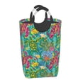 thumbnail image 2 of KLL Turtles Laundry Hamper,Large Canvas Fabric Lightweight Storage Basket Toy Organizer Dirty Clothes Collapsible Waterproof, 2 of 6