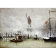 thumbnail image 2 of Smith, Francis Hopfinson 32x24 White Modern Wood Framed Museum Art Print Titled - The Statue of Liberty, 2 of 4