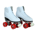 thumbnail image 2 of Epic Patins à Roulettes Quadruples Classiques Blancs et Rouges, 2 of 5