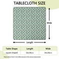 thumbnail image 2 of Trippy Colorful Weed Tablecloth - Square Elastic Table Cover for Parties - Windproof & Wrinkle-Free, 2 of 5