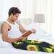 thumbnail image 5 of Balery Fresh Avocado Pantalones de pijama para hombre, pijama ultraligero, pantalón de descanso-3X-Large, 5 of 6
