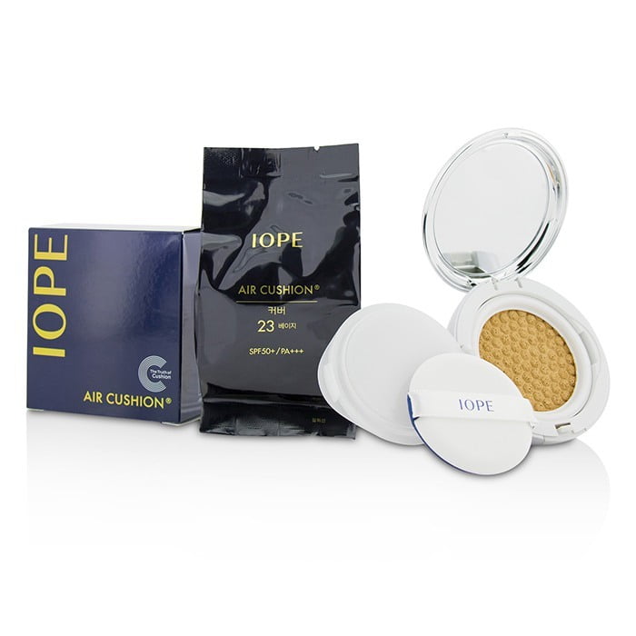 Iope Iope Air Cushion Spf50 With Extra Refill C23 Cover Beige 2x15g 0 525oz Walmart Com Walmart Com