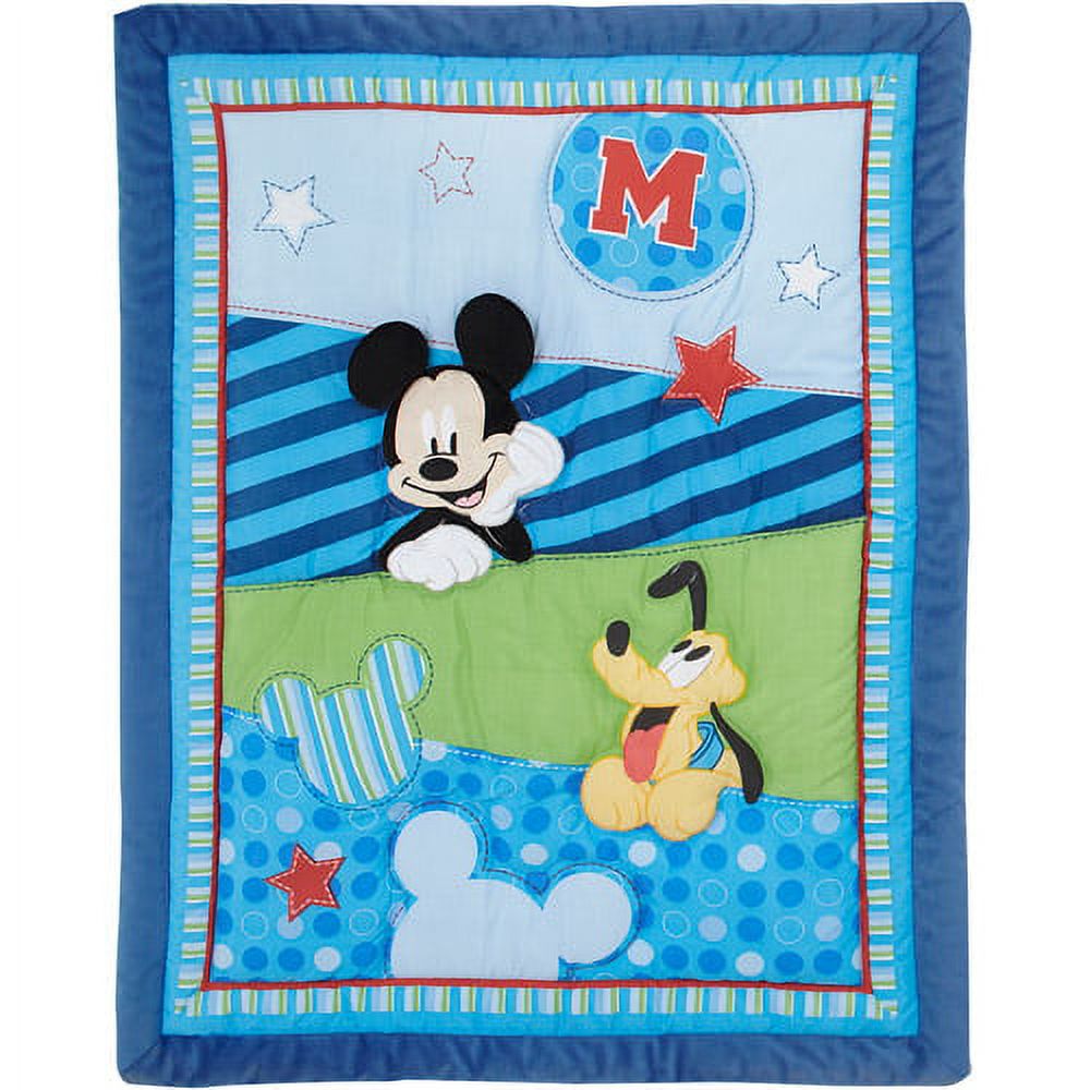 Disney Baby Mickey Mouse Best Friends Crib Bedding Set, 3 Piece - image 2 of 4