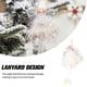 thumbnail image 3 of Muñecos de Ángel de Navidad Ounissouiy Colgante decoración Festival Blanco, 3 of 6