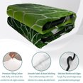 thumbnail image 4 of Quilts Twin Size Bedding Set, Soccer Lightweight Quilted Comforter, Goal Net Competitive Green Grass Athletic Soft Reversible Bedspread Coverlet with Pillow Covers for All Season, 68" x 86", 4 of 9