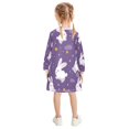 thumbnail image 6 of The Rabbit on The Cloud Girls'long-sleeved dress Thickened A-dress Warm Dress Basic Shirt Party Dresses, 6 of 7