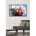 thumbnail image 2 of Disney Frozen - Group 10th Anniversary Wall Poster, 22.375" x 34" Framed, 2 of 5