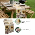 thumbnail image 5 of Sunflower Table Runner - 48 Inch Long, Kitchen Dining Table Runner Dresser Scarves, Yellow Summer Botanical Farmhouse Flower Farmhouse Decor for Coffee Tables Wedding Party Banquet, 5 of 8