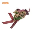 thumbnail image 3 of 4uds Novio Ojetes Lirio Ojetes Alfileres para Hombres Boda Ceremonia Aniversario Formal Cena Fiesta Vino Rojo, 3 of 5