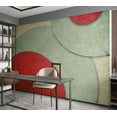 thumbnail image 6 of Tiptophomedecor Abstract Wallpaper Wall Mural - Circles - Retro Style, 6 of 6