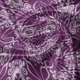 thumbnail image 5 of Ambesonne Oriental Valance Pack of 2, Floral Tiles Purple Tones, 54"X12", Pale Mauve and Purple, 5 of 5