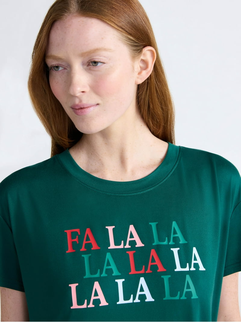 Joyspun Women's Dreamy Soft Collection Sleepshirt with Short