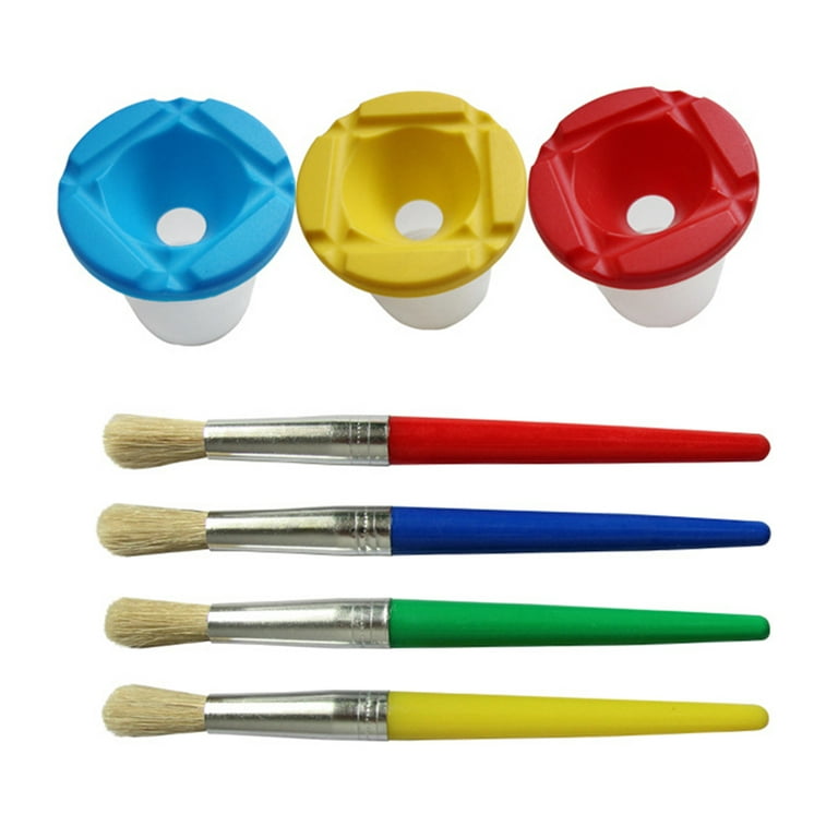 1 Set Painting Accessories Pigment Brush Wash Cup Doodling Pens Washing  Holder Kit DIY Drawing Supplies