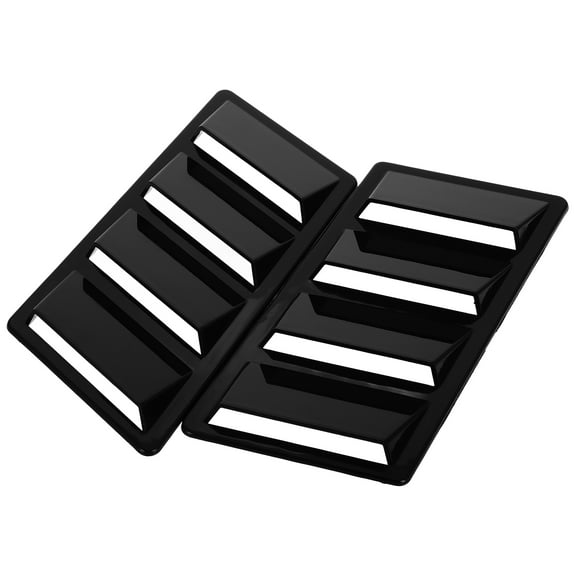 Masteelf 2-Pack Universal Car Hood Vent Trim Covers, Engine Scoop for Exterior Auto Parts and Accessories