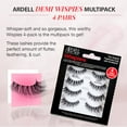 thumbnail image 3 of Ardell Demi Wispies False Eyelashes, Black - Full Volume Demi Wispies, Reusable Strip Lashes for Eye Make-up Enhancement, 2 Pack C63, 3 of 3