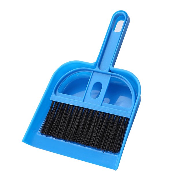 Miniature Design Hand Broom Dustpan Set, Fine Bristles, Ergonomic Grasp, Effortless Cleaning Multipurpose Use Suitable for Home and Office