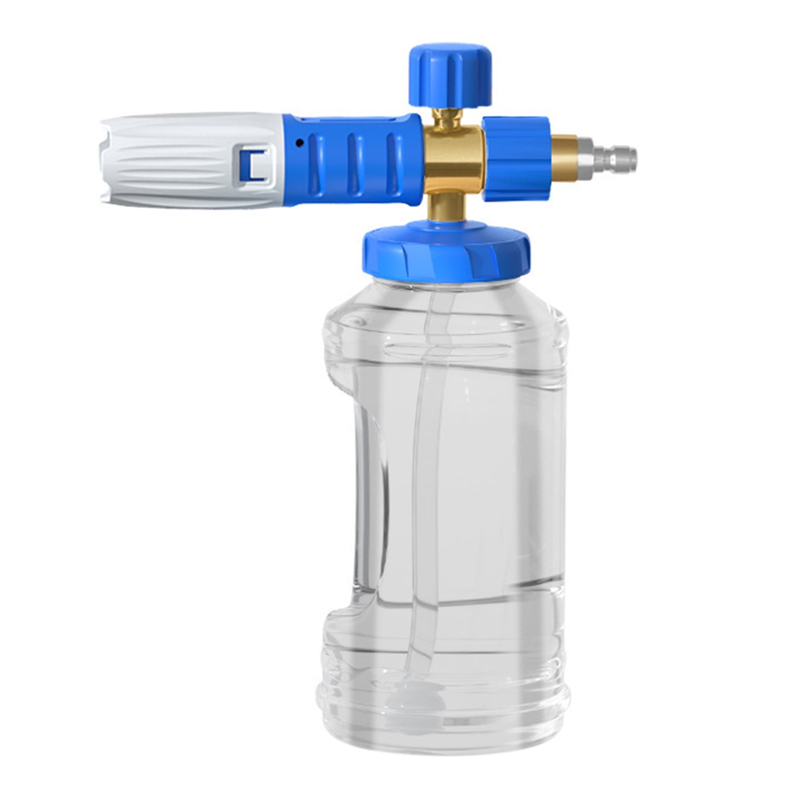 Adjustable Soap Cannons 1/4Inch Quick Connector 1.1mm Orifice Nozzler 1L Soap Dispenser Foam Cannons Snow Foam Lances