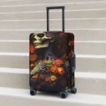 thumbnail image 5 of Yiaed Vintage Floral Skull Print Travel Luggage Cover Suitcase Protector Fits 18-32 Inch Luggage Wheel Covers Patterned Elastic Luggage Anti-scratch（No luggage）-X-Large, 5 of 5