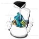 thumbnail image 3 of Sudadera con capucha de Disney para hombre para otoño e invierno con estampado 3D de Monsters Inc., ropa de calle de moda, ropa deportiva, sudaderas con capucha para hombre, 3 of 5