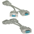thumbnail image 2 of CableWholesale VGA Y Cable, Low Resolution, HD15 Male to 2 x HD15 Female, 8 inch, 2 of 2