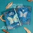 thumbnail image 6 of College Ruled Journal for Writing-B5 3D Butterfly Embossed Hardcover notebooks, 6 of 7