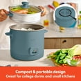 thumbnail image 7 of 16 Cup Rice Cooker with Steamer, Dishwasher Safe Basket, Nonstick Bowl, Keep Warm Function, 400 Watt, 7 of 7