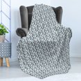 thumbnail image 4 of Abstract Soft Flannel Fleece Throw Blanket, Trippy Zig Zag Chevron Herringbone Lines Background Contemporary Digital Design, Cozy Plush for Indoor and Outdoor Use, 60" x 80", Multicolor, by Ambesonne, 4 of 5