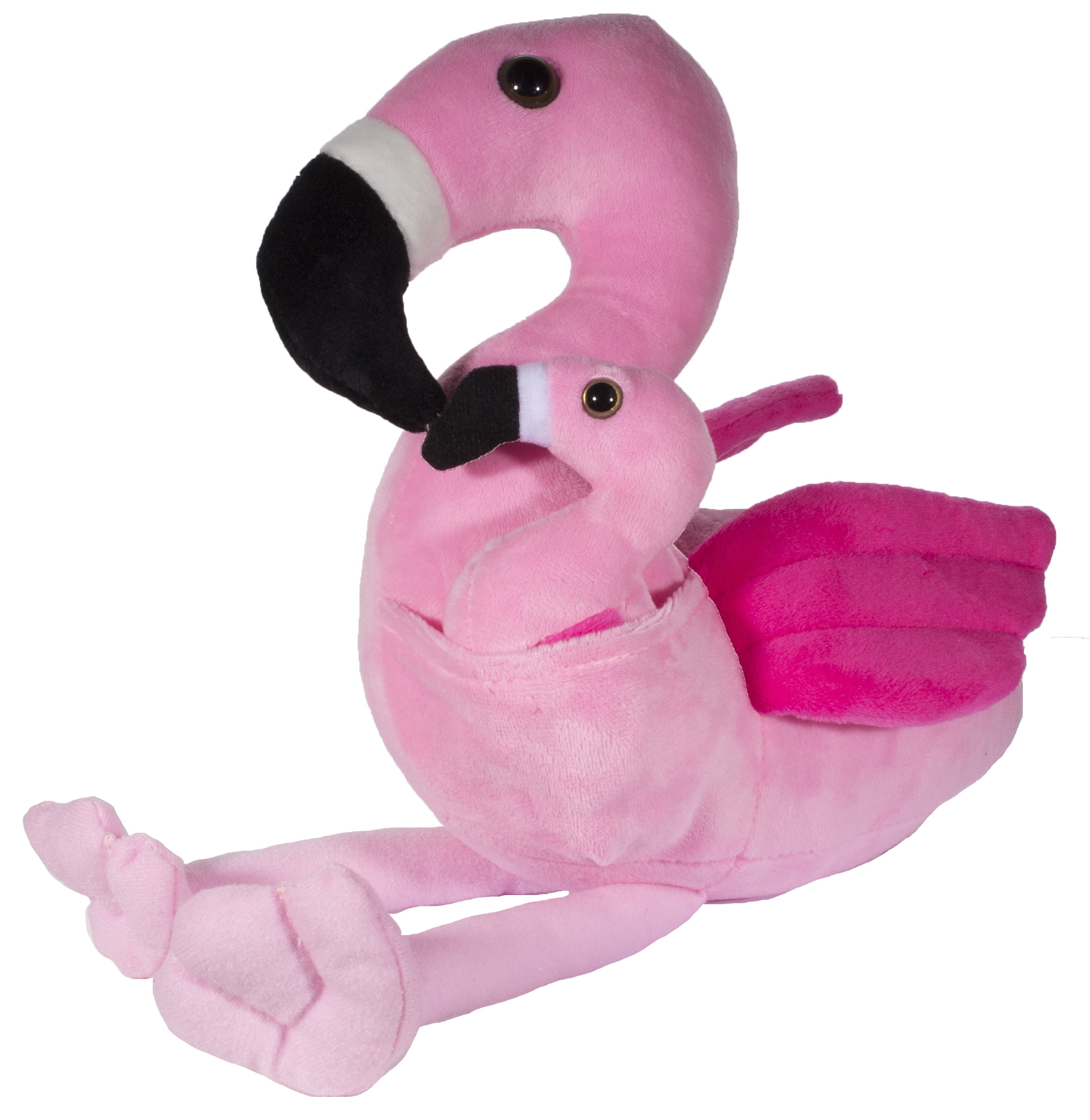 Adorable Mother and Baby Flamingo 14 Inch Long Super Soft Plush Toy - Walmart.com