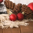 thumbnail image 2 of Northlight 96ct Shatterproof 4-Finish Christmas Ball Ornament Set 1.5" - Red, 2 of 4