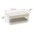 thumbnail image 5 of Storage Box with Tray Press Release 26-Cube Capacity BPA-Free Freezer Container Visible Design Easy Grip Handle, 5 of 8
