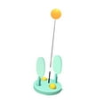 thumbnail image 4 of Pong Balls Paddles Set Table portátil Menos elástico Equipo de eje suave verde, 4 of 8