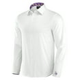 thumbnail image 2 of Men's J. Palmer White Minnesota Vikings Man-In-Motion Long Sleeve Button-Up Dress Shirt, 2 of 6