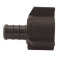 thumbnail image 2 of Apollo PXPAF1212S5PK ApolloPEX Swivel Adapter Series Swivel Pipe Adapter, 1/2 in, Barb x FPT, Poly Alloy Black - pack of 5, 2 of 2