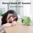 thumbnail image 1 of Altavoz Inalámbrico Unique Camera Look Mini Altavoz 700 Mah Compatible Con Bluetooth 5.0 Altavoz (Verde) Kuymtek Para estrenar, 1 of 4