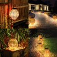 thumbnail image 5 of Farol solar para exterior, faroles LED para exterior, luces solares para uso exterior, IP65 resistente al agua, decoración navideña para jardín colgante, luces solares para jardín, estaca para, 5 of 5