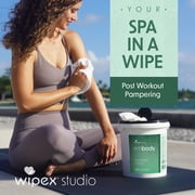 Wipex Embody Body Wipes – Plant-Based Wipes with Tea Tree Oil for Gym & Sports, 225 Ct