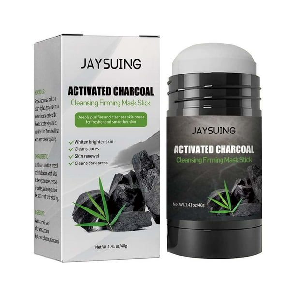 Mascarilla facial hidratante de carbón vegetal, crema hidratante en barra de barro