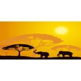 thumbnail image 4 of Safari Piggy Bank, Wildlife AnimalsSun Beams Trees Print Art, Ceramic Coin Bank Money Box for Cash Saving, 3.6" X 3.2", Earth Yellow Dark Brown, by Ambesonne, 4 of 4